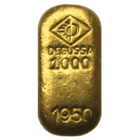 Degussa AG Goldbarren 1950